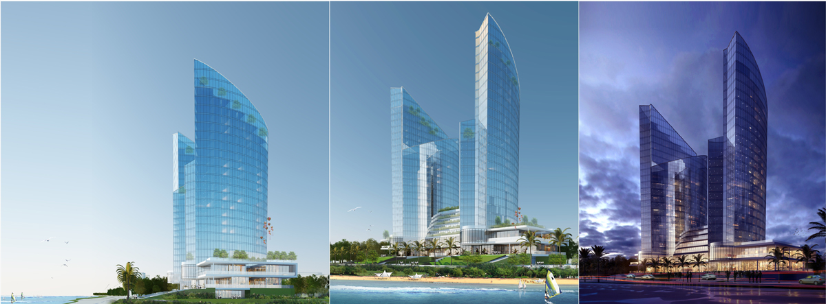 My Khe Sailing Hotel – Designed by IBSTAC Architects & Planners, Local Consultant