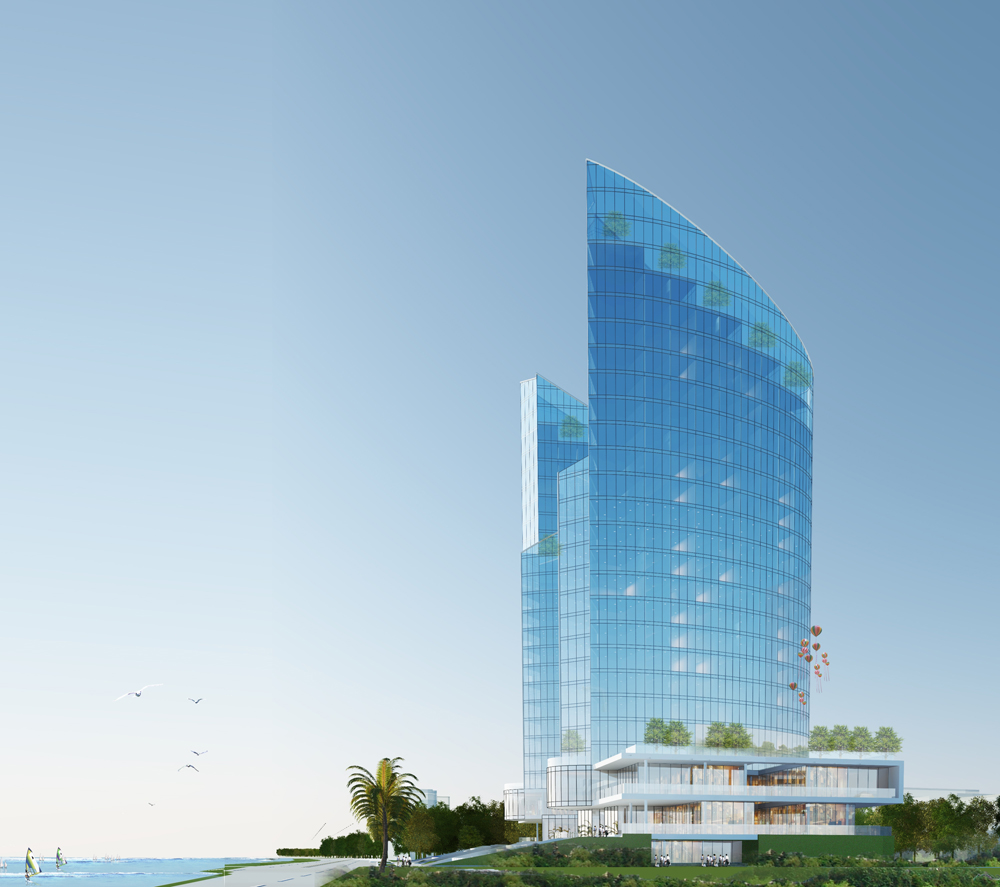 My Khe Sailing Hotel – Designed by IBSTAC Architects & Planners, Local Consultant