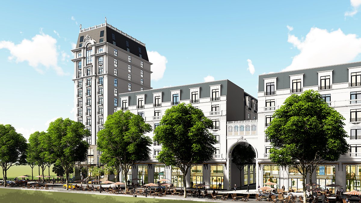 IBSTAC Architects & Planners Designs Castel Le Centre – 4-Star Hotel and Luxury Villas Complex, Hanoi